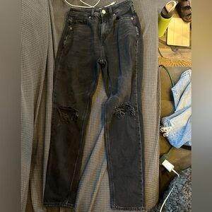 American eagle jeans Black size 00 short straight